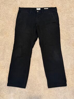 Goodfellow & Co Black Straight-Leg Chinos